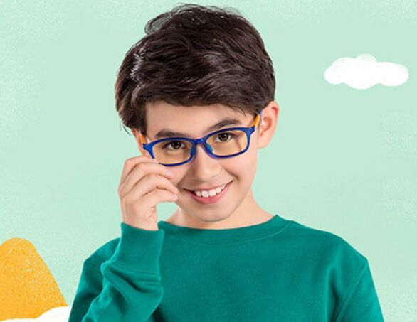 Детские компьютерные очки Xiaomi Mi Childrens Computer Glasses HMJ03TS (Blue) - 4