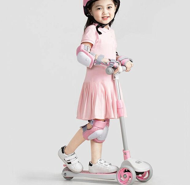 Детский самокат 700kids Fun Cute Children Scooter OD1 (Pink/Розовый) - 2