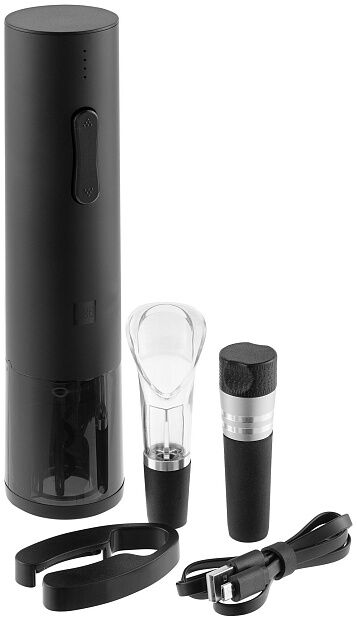 Электрический штопор плюс набор аксессуаров для вина HuoHou Electric Wine Bottle Opener Basic HU0047 RU (Black) - 4