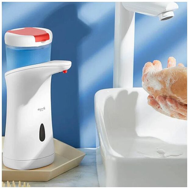 Дозатор сенсорный для жидкого мыла Deerma Hand Wash Basin (DEM-XS100) (White) EU - 5