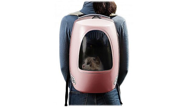 Рюкзак-переноска для кошек Moestar Cat Backpack 26L (Pink) - 3