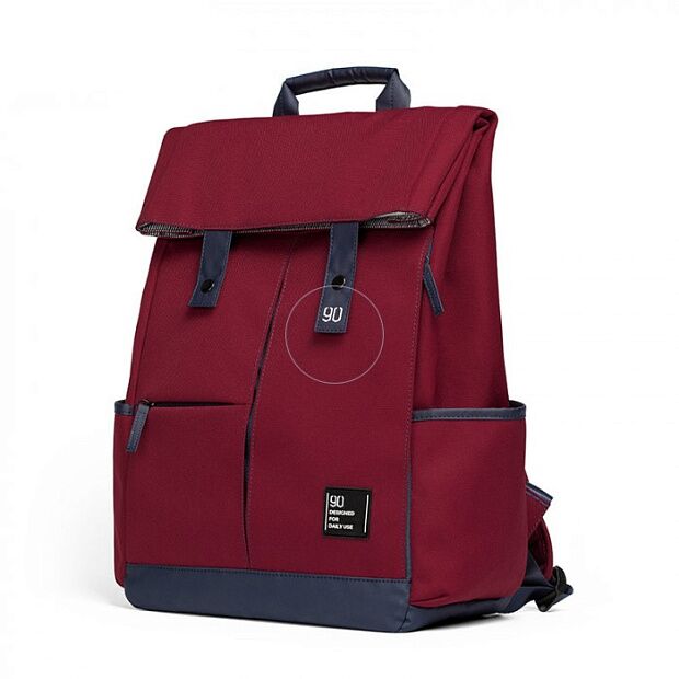 Рюкзак 90 Points Vibrant College Casual Backpack (Red) - 6