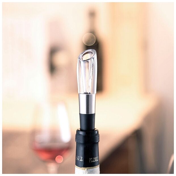 Аэратор для вина Circle Joy Wine Aerator and Pourer CJ-DXJQ01 RU (Black) - 4