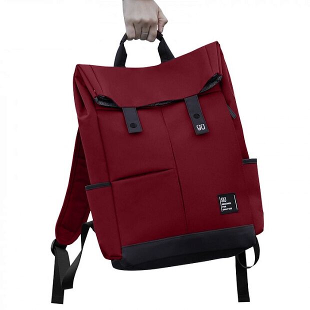 Рюкзак 90 Points Vibrant College Casual Backpack (Red) - 4