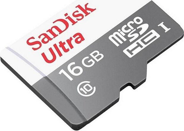 Карта памяти microSD 64GB SanDisk microSDXC Class 10 Ultra (SD адаптер) UHS-I 100MB/s (SDSQUNR-064G-GN3MA) RU - 5