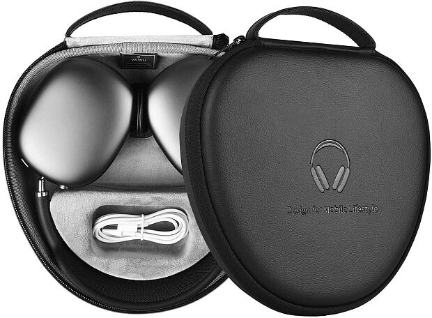 Чехол WIWU Ultrathin Smart Case для AirPods Max черный - 3