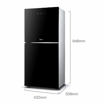 Стерилизатор посуды Midea Vertical Disinfection Cabinet ZLD-XC61 94L (Black/Черный) - 2