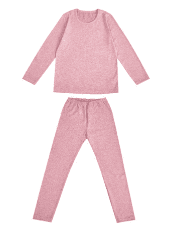 Детская пижама Como Living Australian Cotton Thermal Underwear Set (Pink/Розовый) 