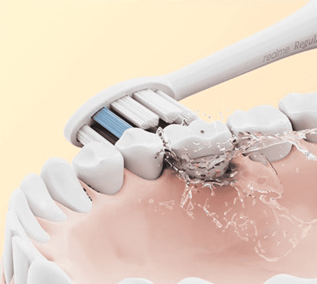 Работа насадки электрической зубной щетки Xiaomi Realme Sonic Toothbrush M1